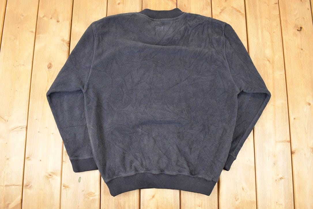 Vintage 1990s Geneve Golf Club Reverse Cotton Embroidered Crewneck Sweatshirt Mens L