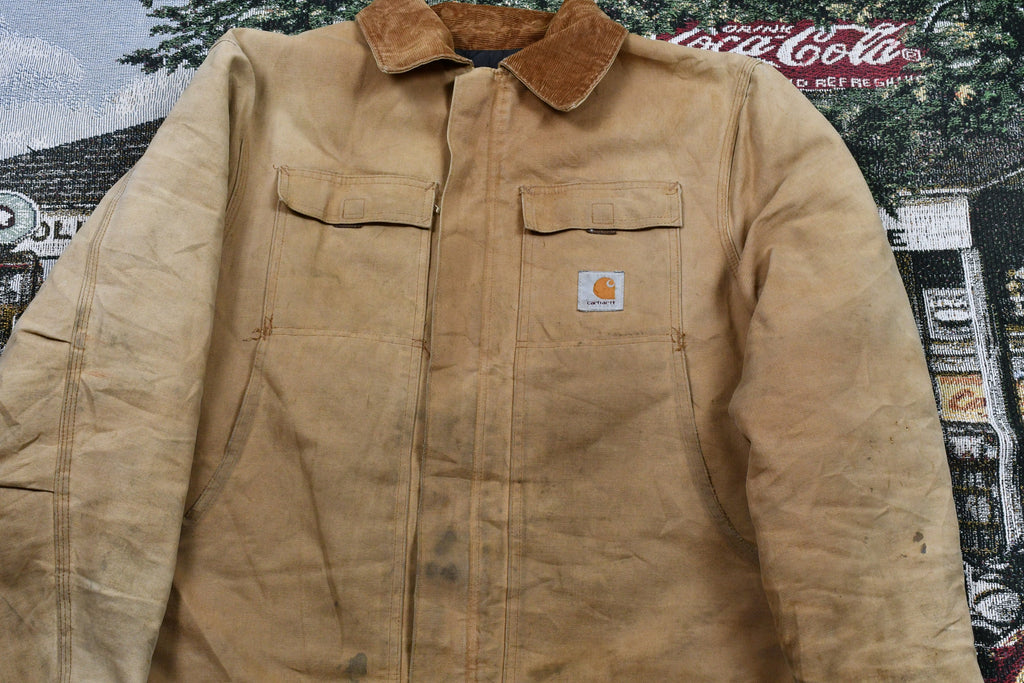 Vintage 1990s Carhartt Distressed Chore Coat
