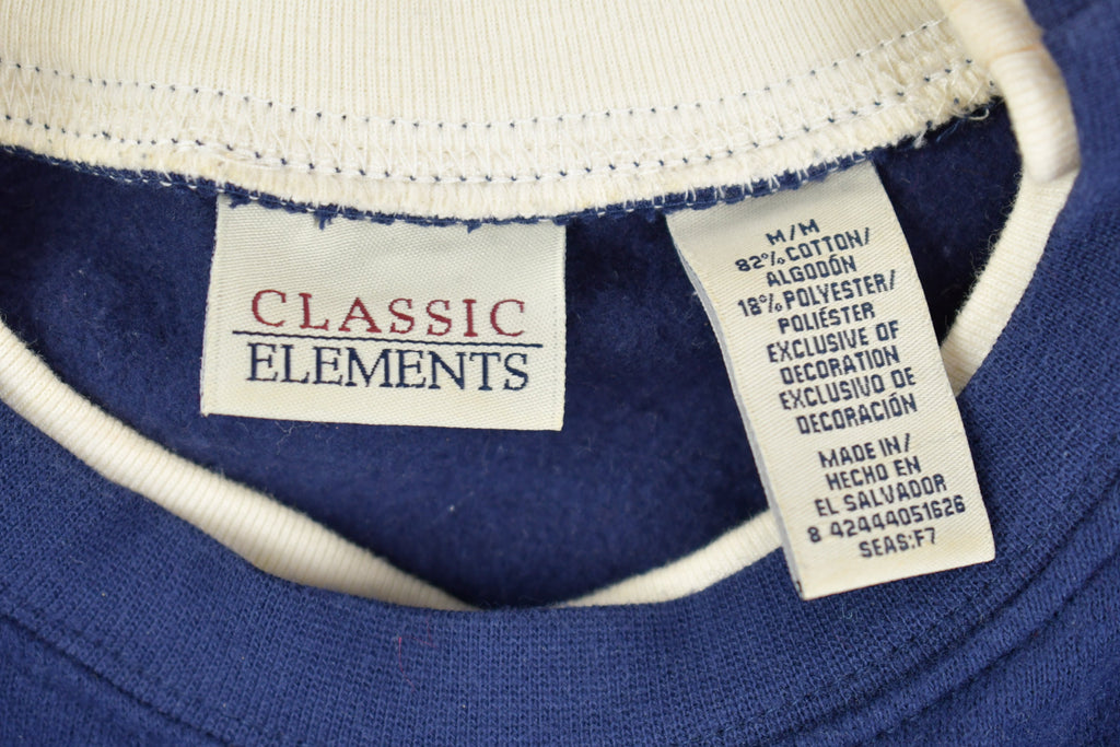 Vintage 1990's Cute Double Collar Graphic Crewneck