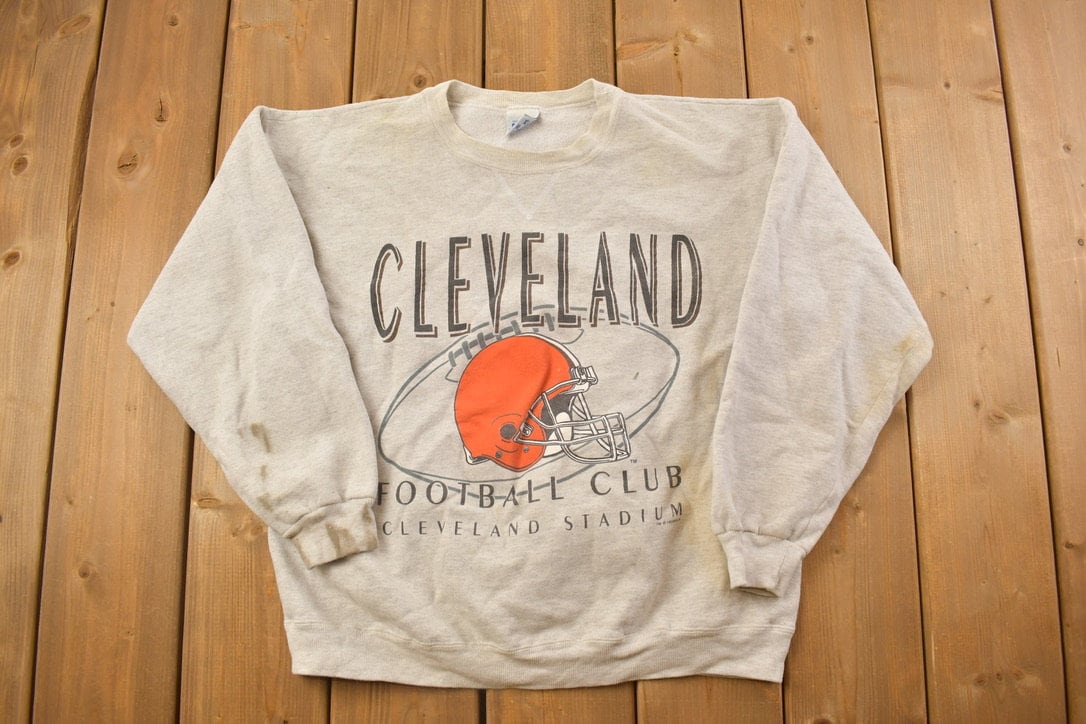 Vintage 1990s Cleveland Browns NFL Crewneck Sweatshirt