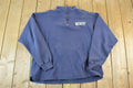 Vintage 1990s Starter Connecticut Huskies University Quarter Zip Crewneck