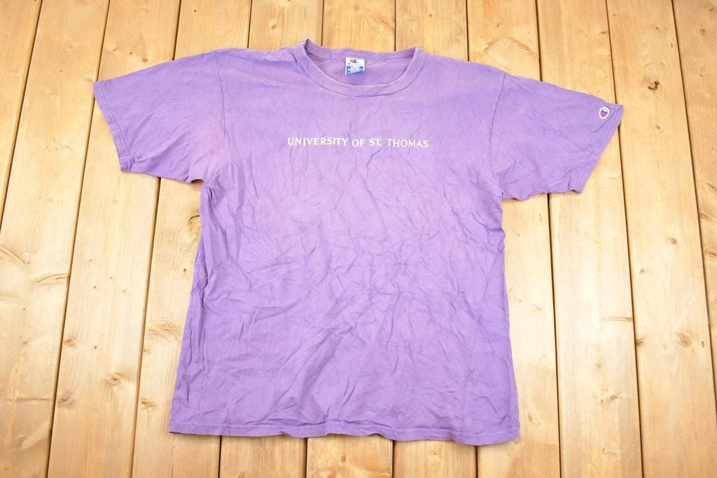 Vintage 1990s Champion University Of St Thomas Collegiate T-Shirt Men's M
