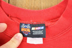 Vintage 1990s Nascar Life's A Race Las Vegas Crewneck Sweatshirt Mens L