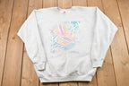 Vintage 1990 St. Maarten Travel Crewneck Sweatshirt  90s Crewneck  Souvenir  Athleisure  Streetwear  Travel And Tourism  Made In USA
