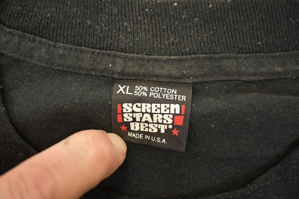 Vintage 1990s Screen Stars Best OSSEO Souvenir Aztec T-Shirt Men's L