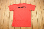 Vintage 1980 Coach White Graphic T Shirt