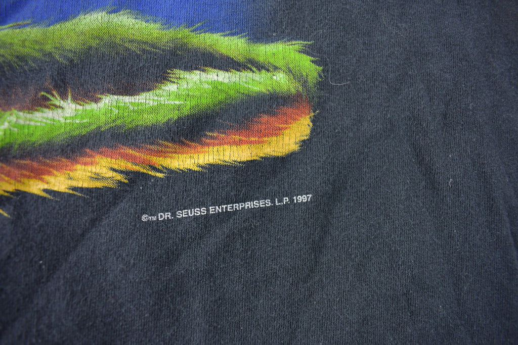 Vintage 1997 Dr Seuss The Grinch Single Stitch Graphic T Shirt Made In USA Size L