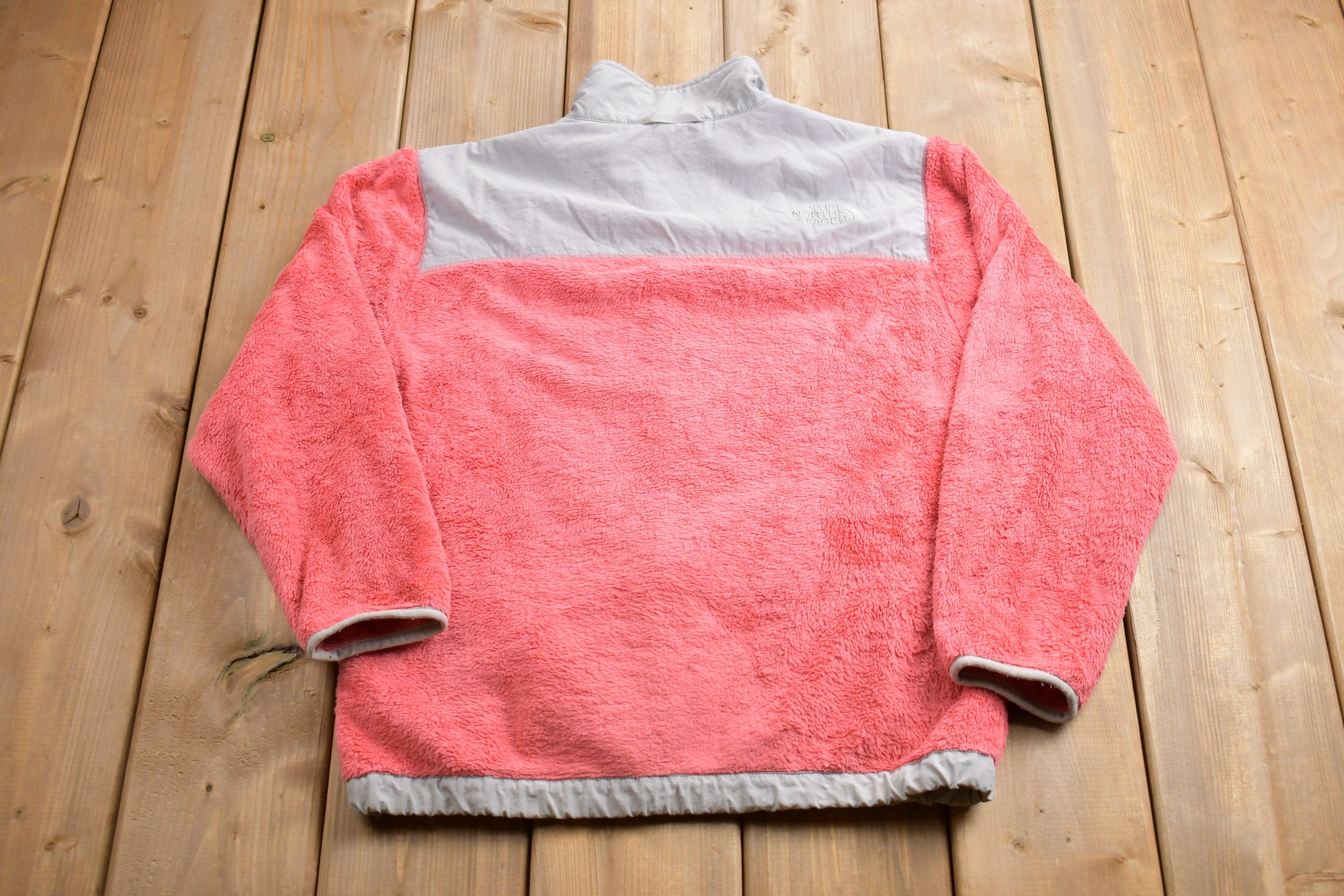 Vintage 1990s Girls The North Face Full Zip Fleece Sweater