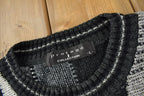Vintage 1990s Protégé 3D Cable Knit Crewneck Sweater