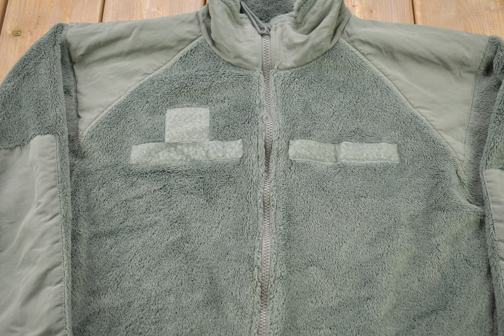 Vintage 1990s Military Fleece Sweater