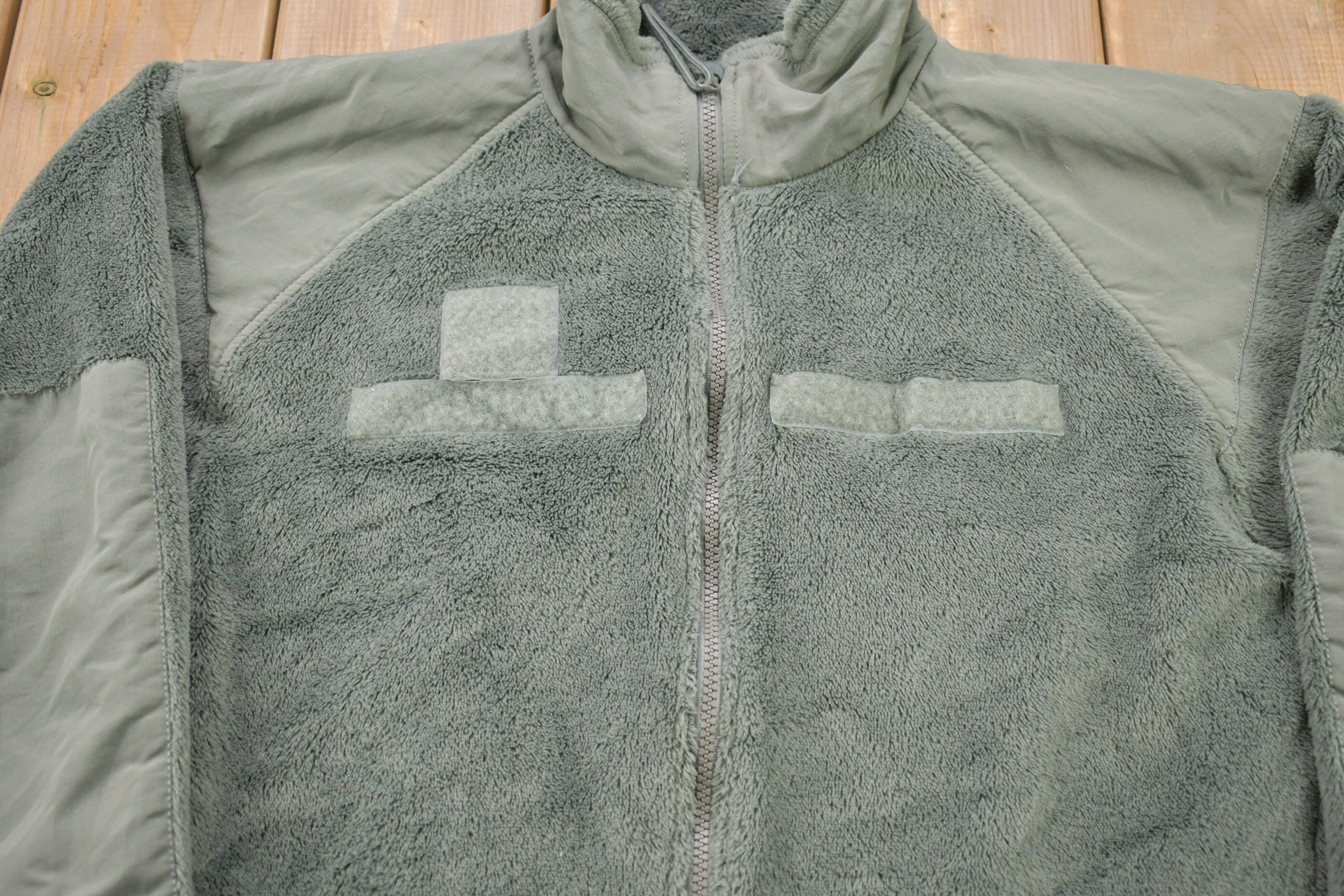 Vintage 1990s Military Fleece Sweater