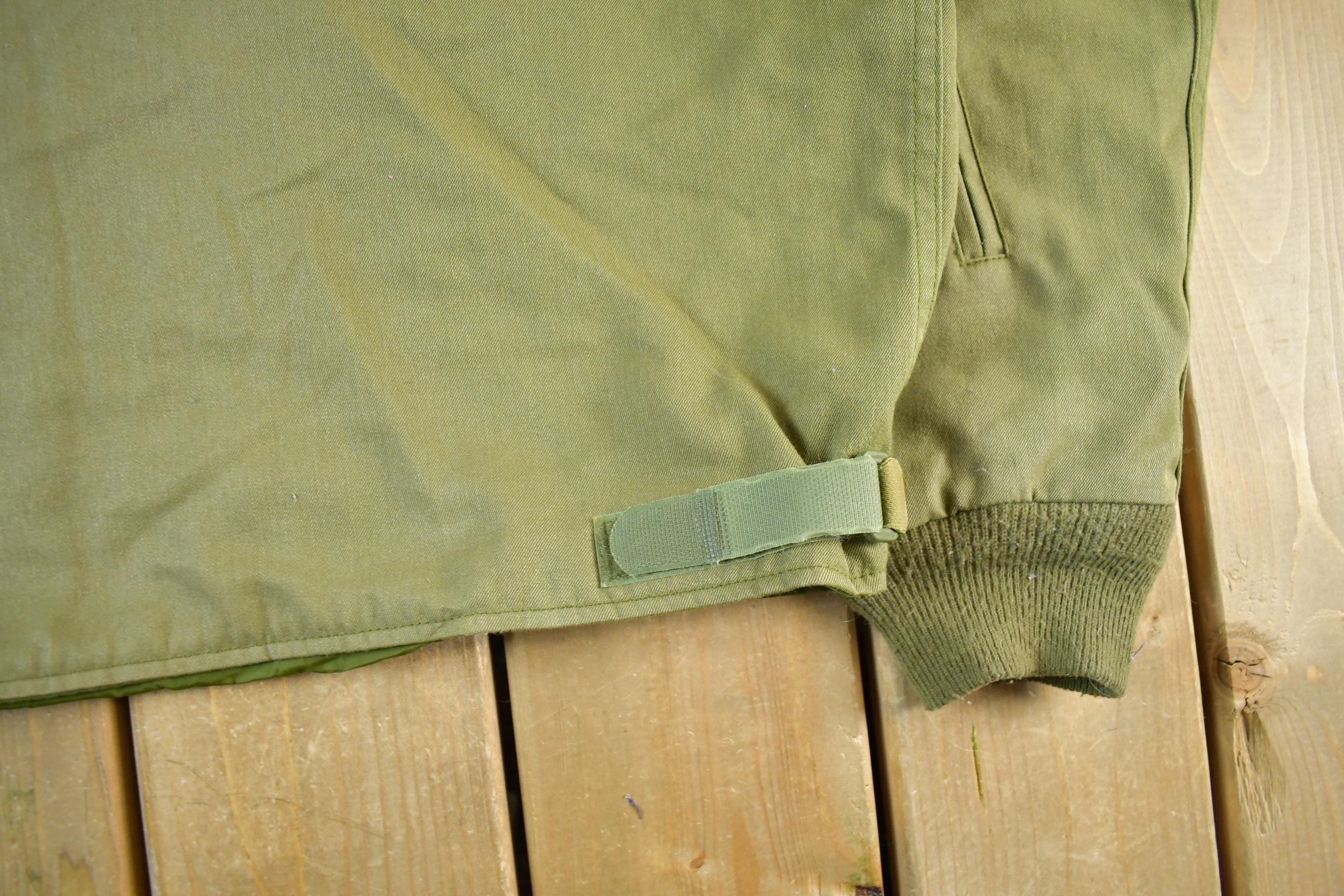 Vintage 1980s Army Military Flyers Jacket Men's Large