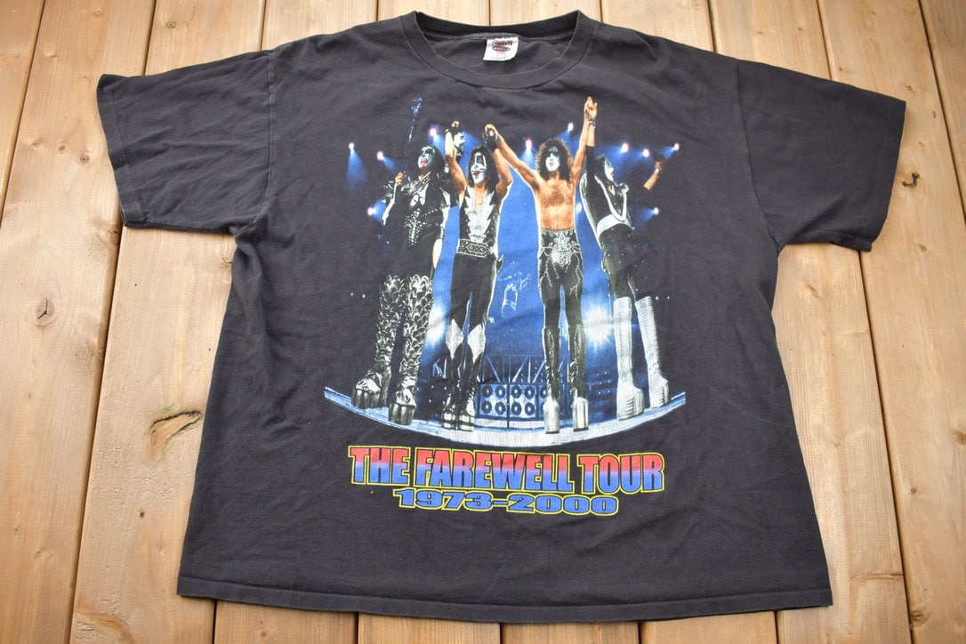 Vintage 2000 KISS The Farewell Tour I Was There War Memorial ArenaTour Band T-shirt
