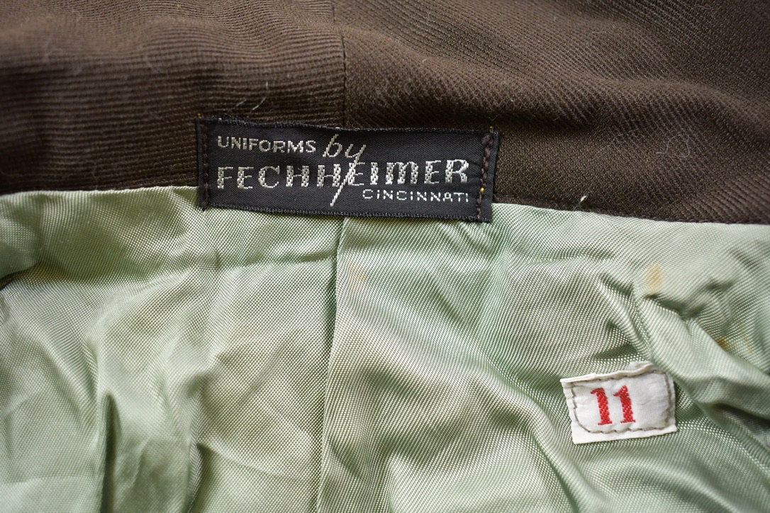 Vintage 1990 Uniforms By Fechheimer Yellow Button Up Blazer