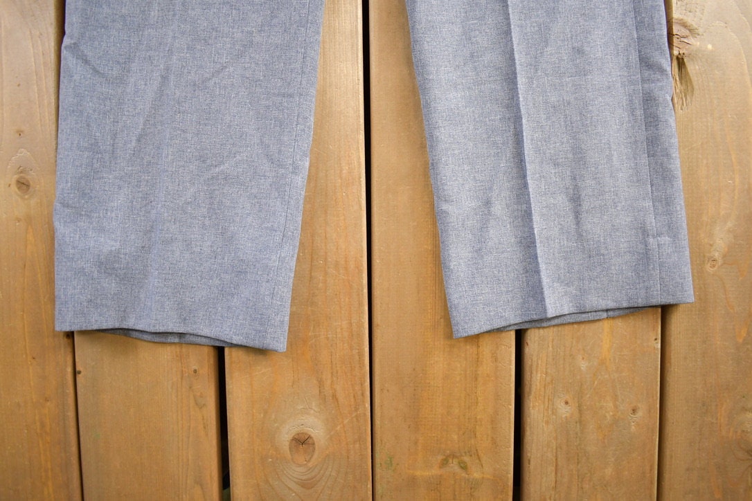 Vintage 1980s Southport Wool Trousers Size 34x25