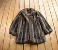 Vintage 1970s Jordache Full Length Mink Fur Coat
