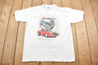 Vintage 1990s Muscle Car Born To Run Single Stitch Graphic T-Shirt Made In USA