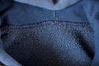 Vintage 1990s Blank Navy Cross Grain Hoodie Sweatshirt Mens L
