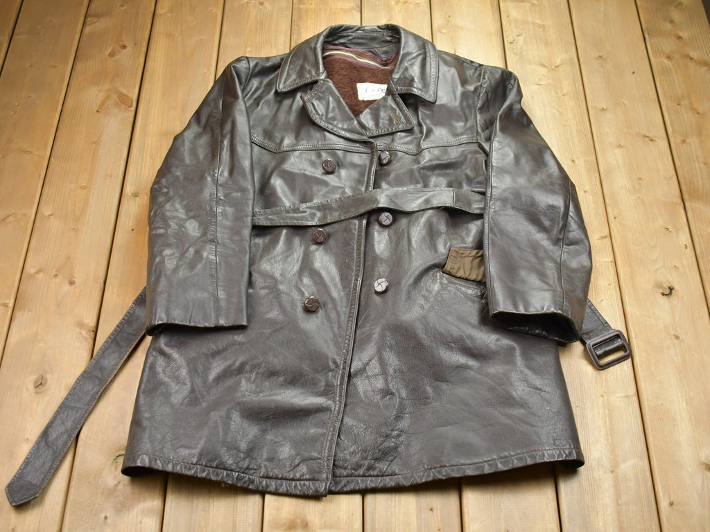 Vintage 1980s C&L Sportswear Leather Jacket
