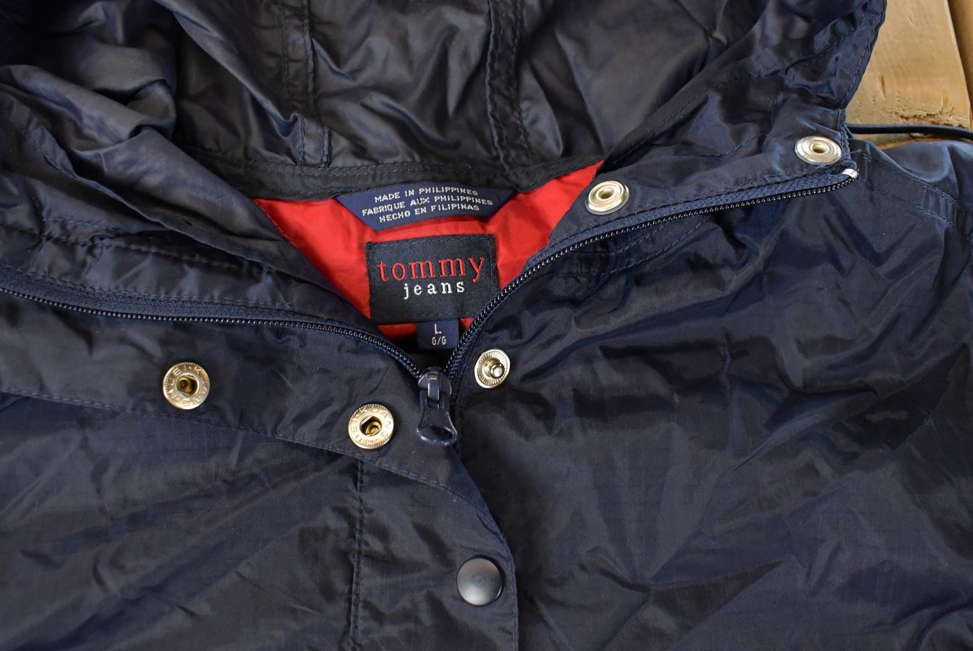 Vintage 2000s Tommy Hilfiger Anorak Windbreaker Jacket Men's Large