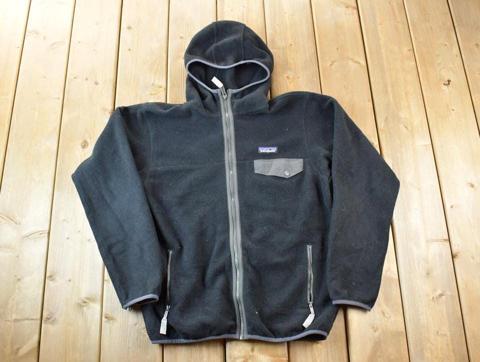 Vintage 1990s Patagonia Synchilla Fleece Hooded Sweater
