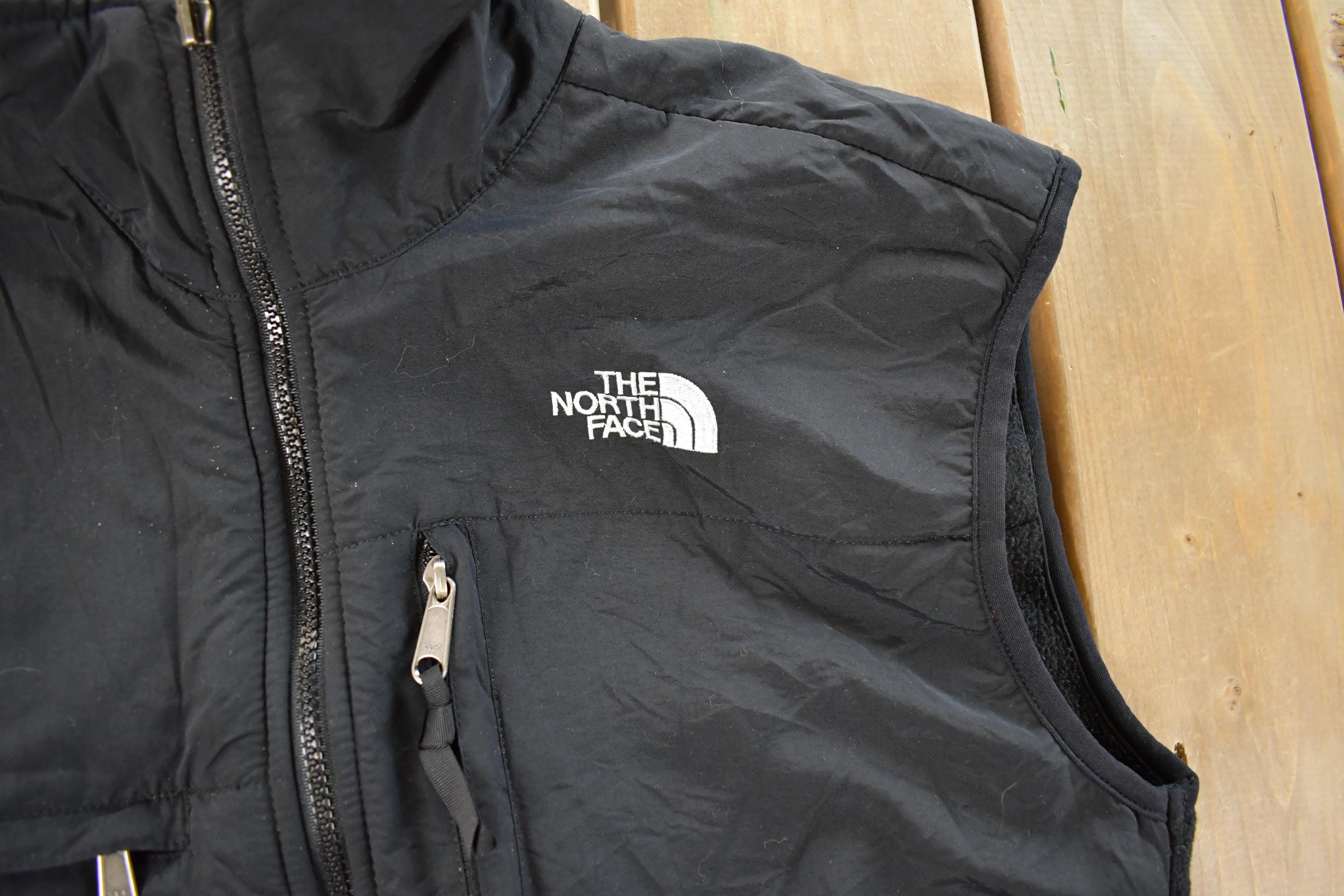 Vintage 1990s The North Face Denali Full Zip Fleece Sweater Vest Men's Small