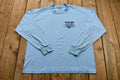 Vintage 1985 Laurence County Triathlon Distressed Long-Sleeve T-Shirt
