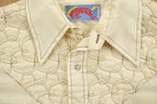 Vintage 1970s Quilted Wrangler Snap Button Shirt