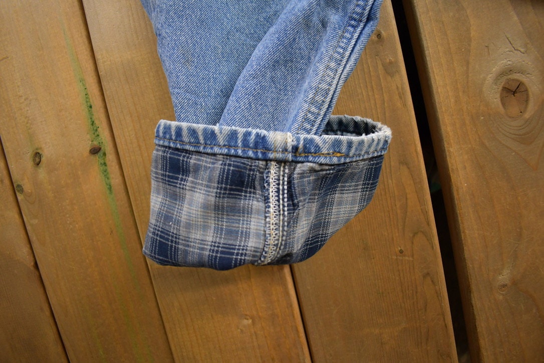 Vintage 1990s Carhartt Blanket Lined Work Pants Size 36x32