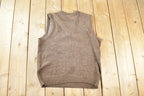 Vintage 1980s Cooper A Great Canadian Knit Argyle Pattern Crewneck Sweater Vest Mens M