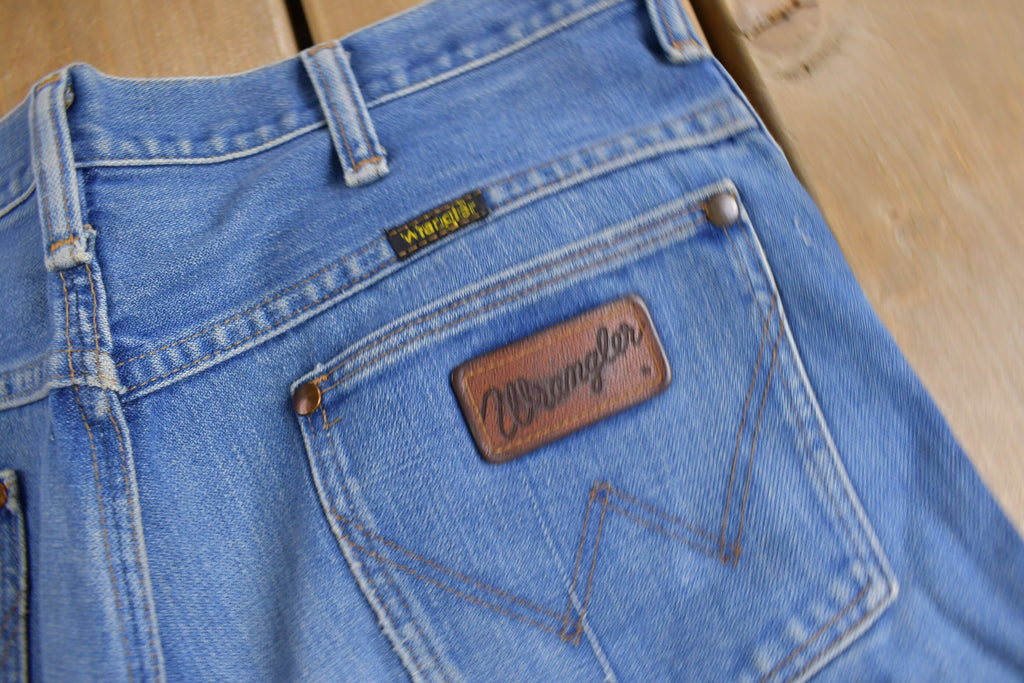 Vintage 1970s Wrangler Western Style Jeans Size 34 x 28