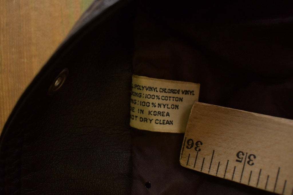 Vintage 1990s Christopher Rand Leather Varsity Jacket