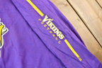 Vintage 1990s Minnesota Vikings NFL Football Long Sleeve Graphic T-Shirt