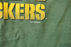 Vintage 1996 Green Bay Packers Back-To-Back NFC Central Division Champions Single Stitch NFL Football Graphic T-Shirt