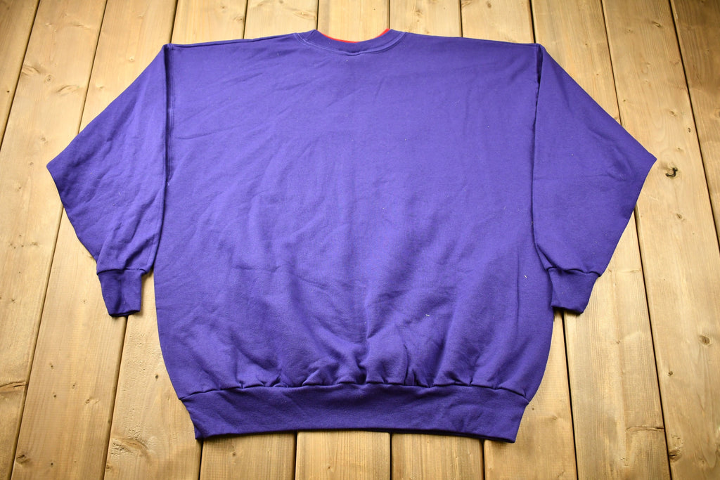 Vintage 1990s Embroidered Top Hats Cute Crewneck
