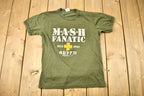 Vintage 1983 M*A*S*H Fanatic TV Promo Ringer T-shirt