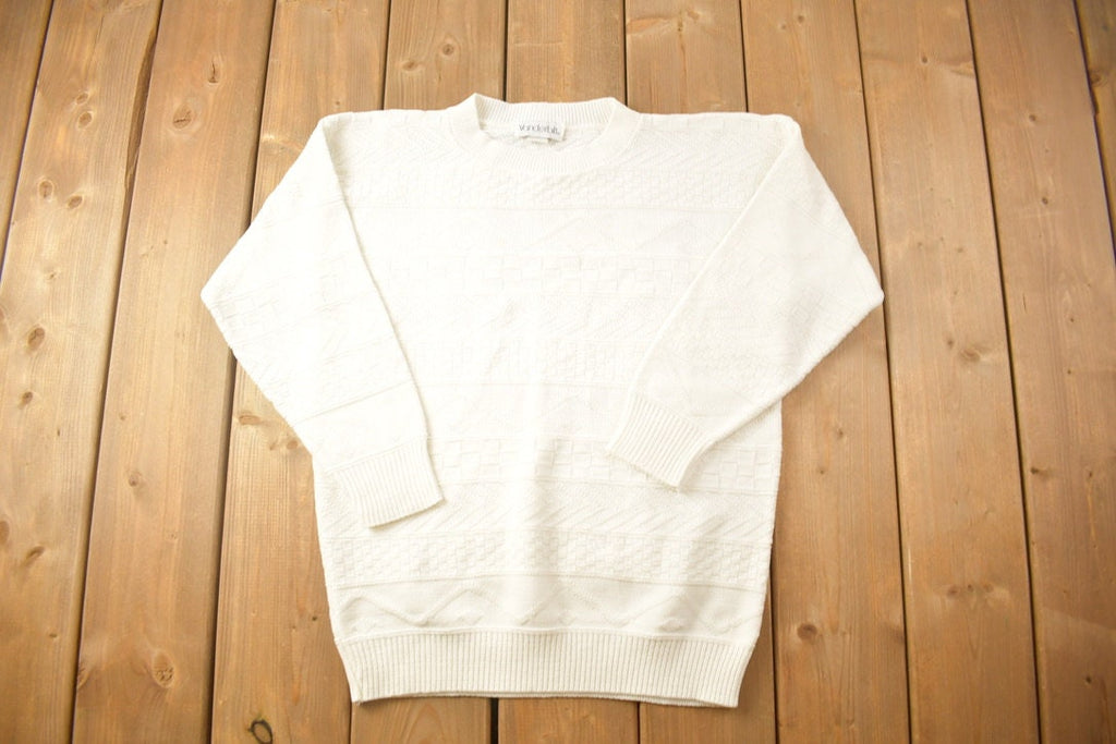 Vintage 1990s Vanderbilt Knitted Crewneck Sweater