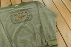 Vintage Y2K Prairie Mountain Alaska Crewneck Sweatshirt Mens 2XL / Travel Destination Tourist Sweater / Animal Bear Wildlife