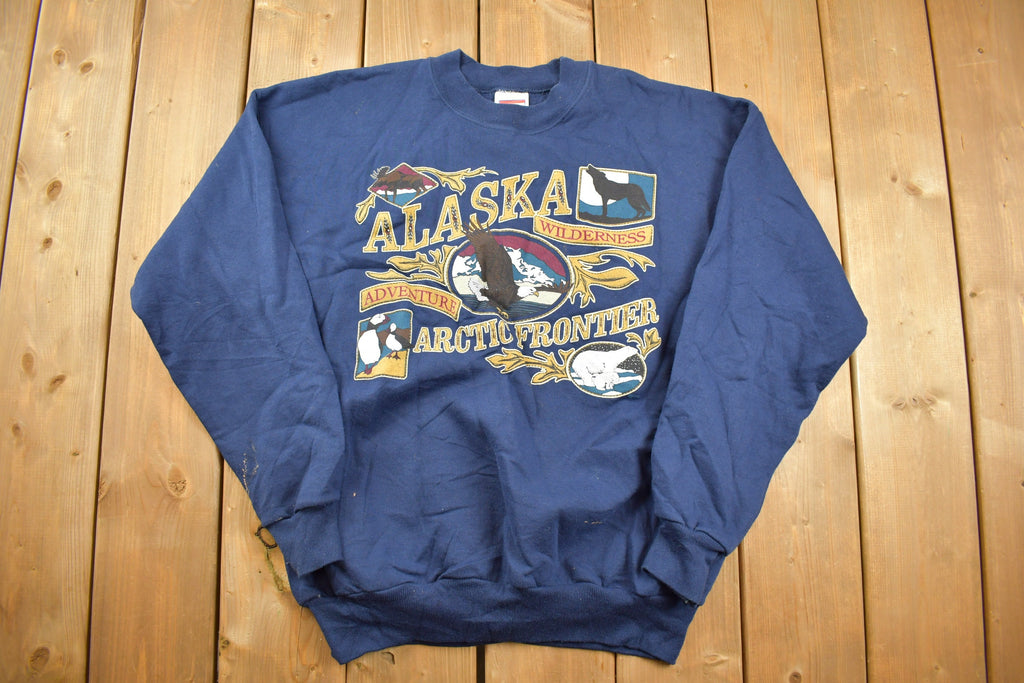 Vintage 1990s Alaska Arctic Frontier Adventure Crewneck Sweatshirt