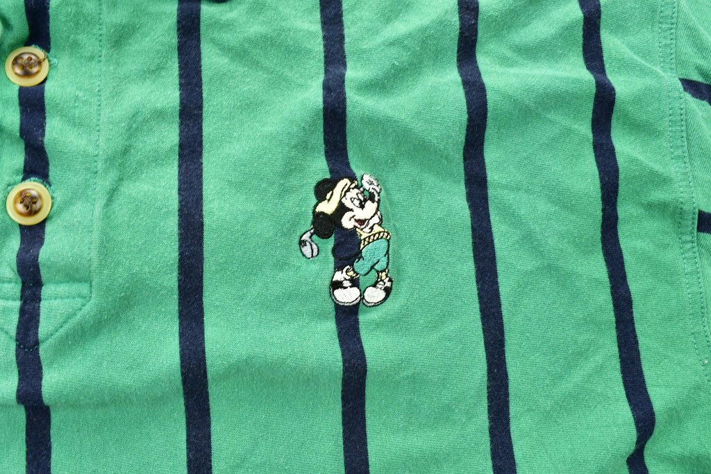 Vintage Mickey Mouse Embroidered Golf T-Shirt