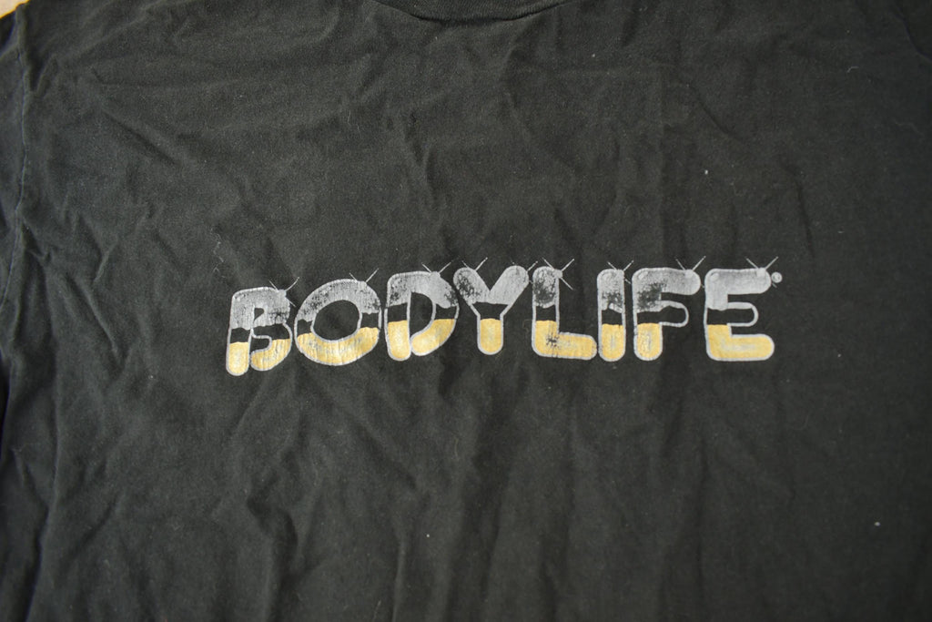 Vintage 1990s BODY LIFE Ryka Single Stitch Graphic T Shirt Made In USA