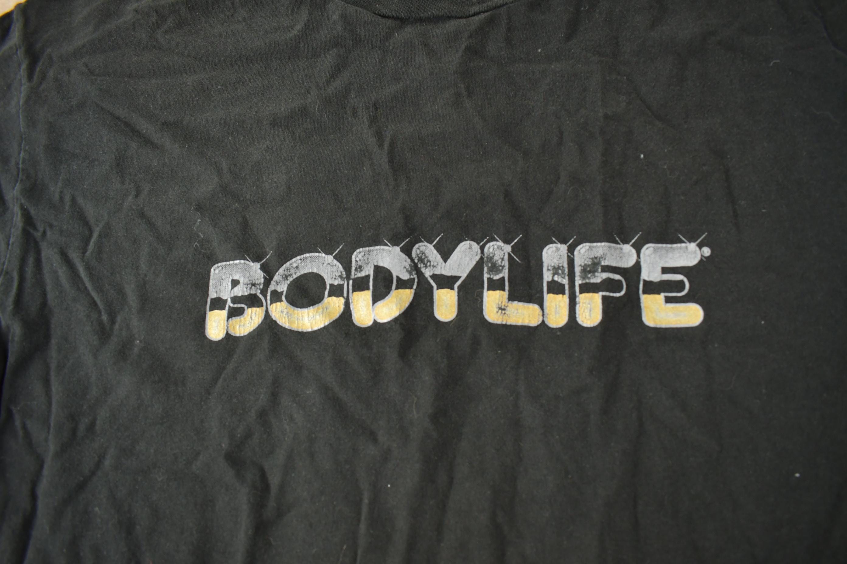 Vintage 1990s BODY LIFE Ryka Single Stitch Graphic T Shirt Made In USA