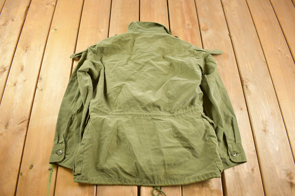 Vintage 1980s Army Military Field Jacket