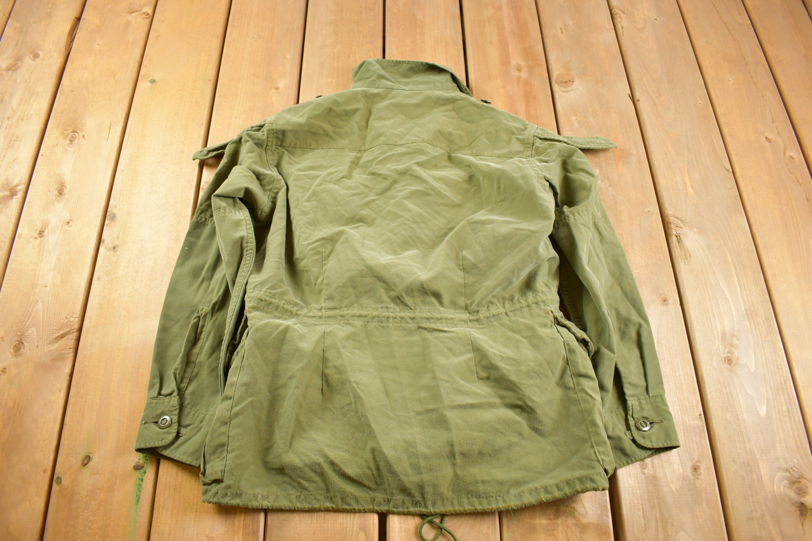 Vintage 1980s Army Military Field Jacket