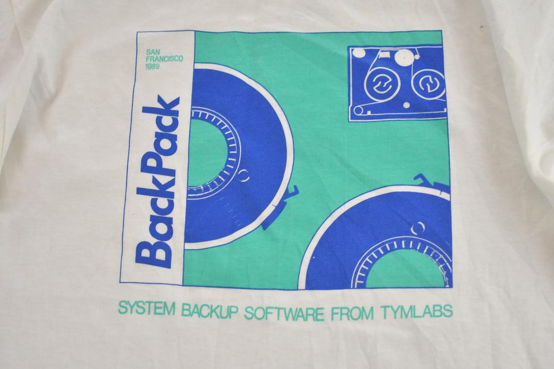 Vintage 1990s Backup Software Souvenir T-Shirt