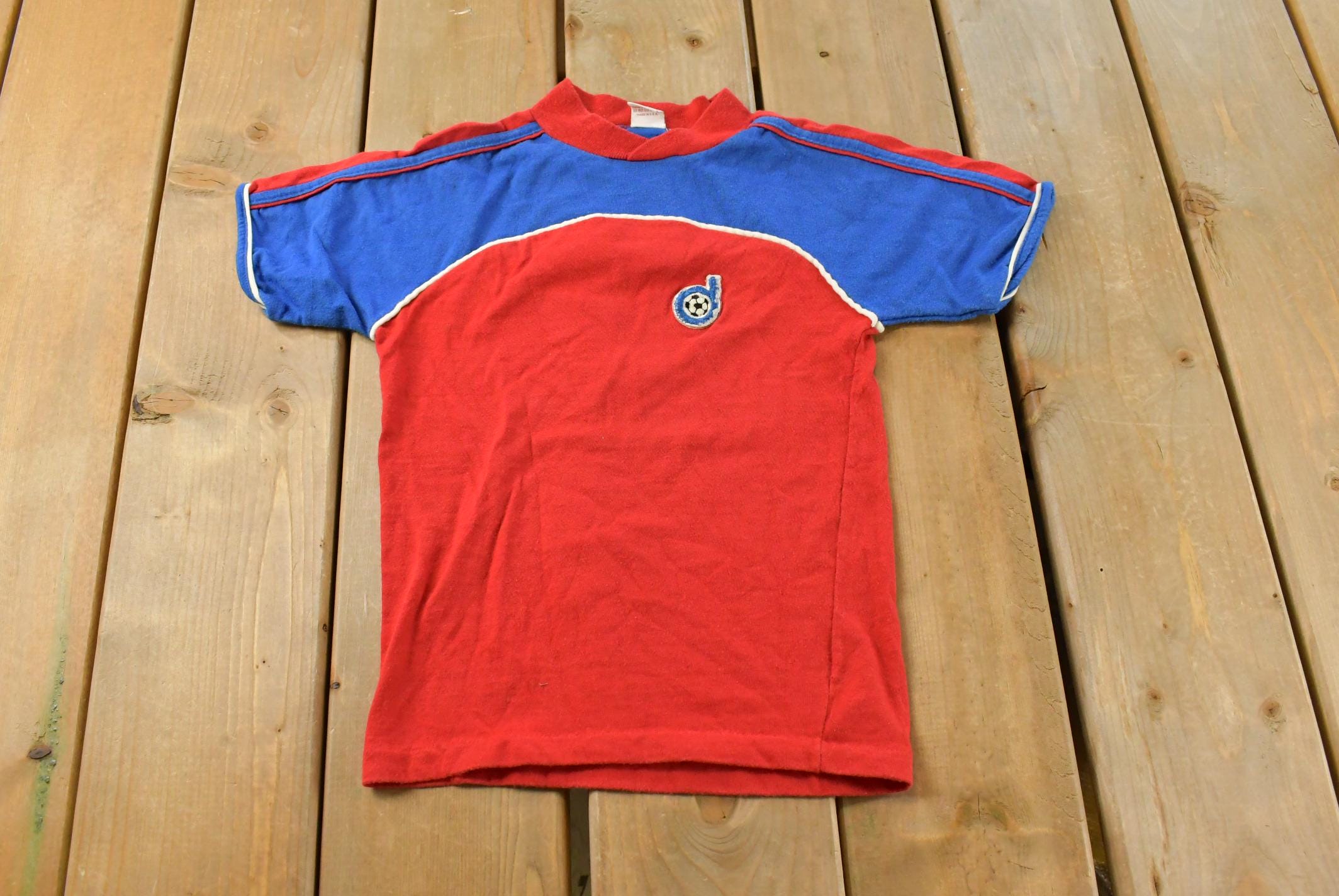 Vintage 1980s Donmoor Soccer T-Shirt Youth Small