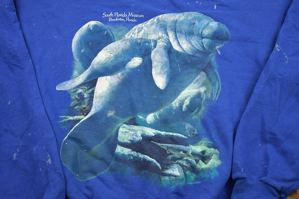 Vintage 1990s Manatee Crewneck Sweatshirt