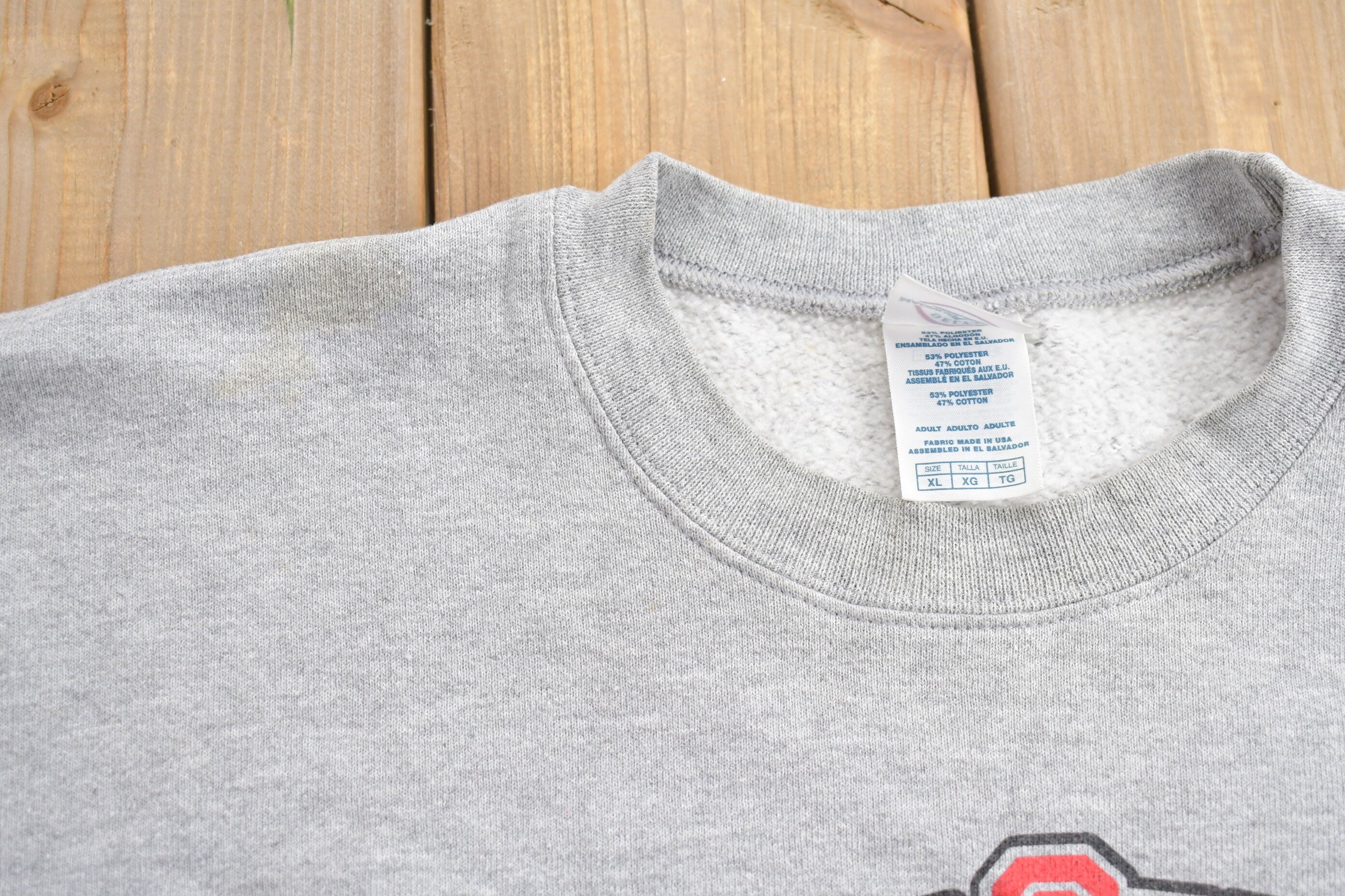 Vintage 1990s Tostitos BCS University Of Ohio State Collegiate Crewneck  Embroidered  NCAA Sweatshirt  Sportswear  Americana  Buckeyes