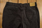 Vintage 1990s Lee Black Denim Straight Leg Jeans Size 36 x 29