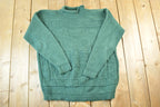Vintage 1990s Knit Street Cable Knit Crewneck Sweater Mens M